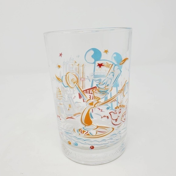 Walt Disney World Remember the Magic Glass Set of 3 Goofy Donald Duck & Lumière - Picture 6 of 11